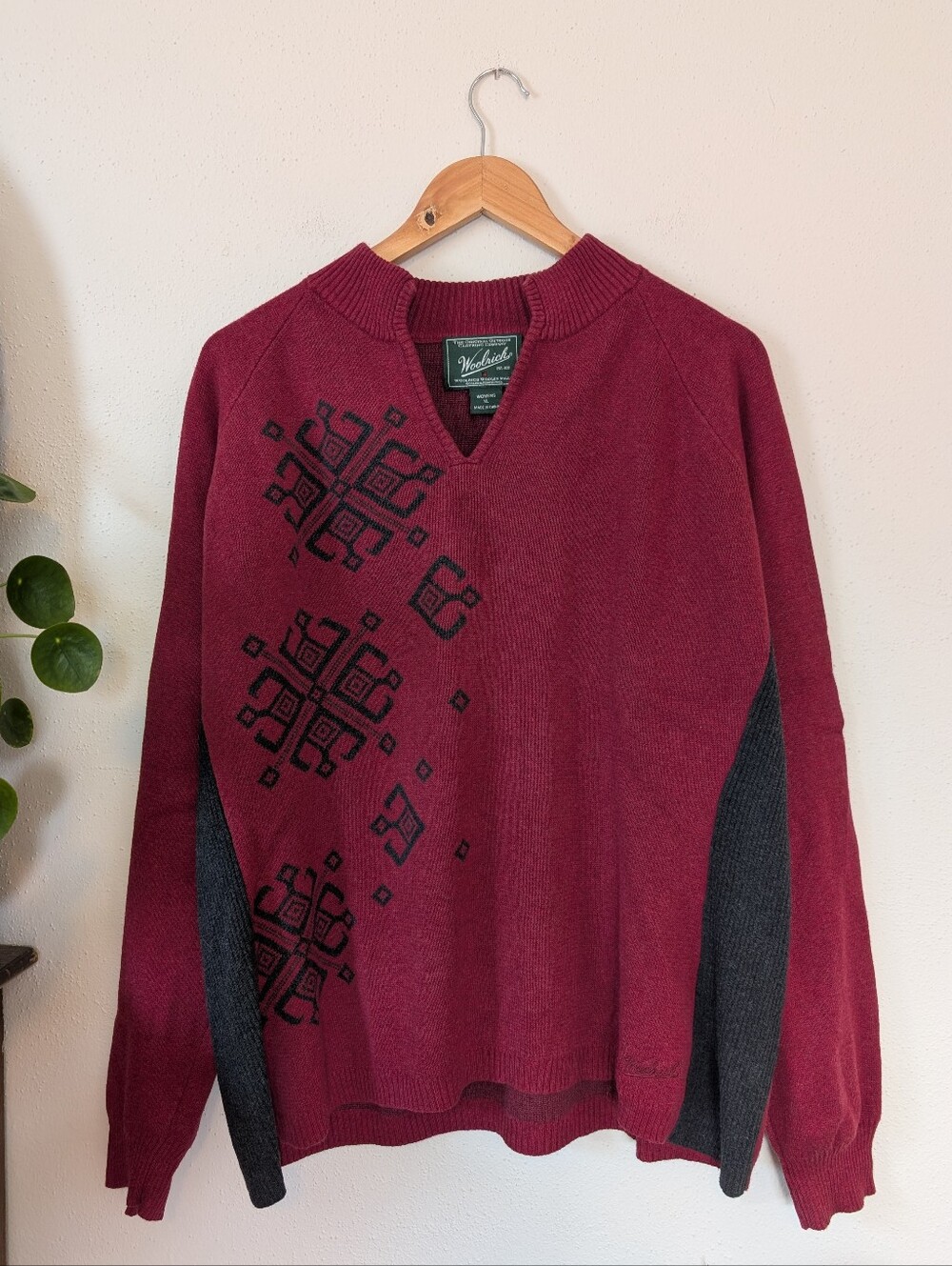 Woolrich | Fair Isle | V-Neck Pullover Sweater